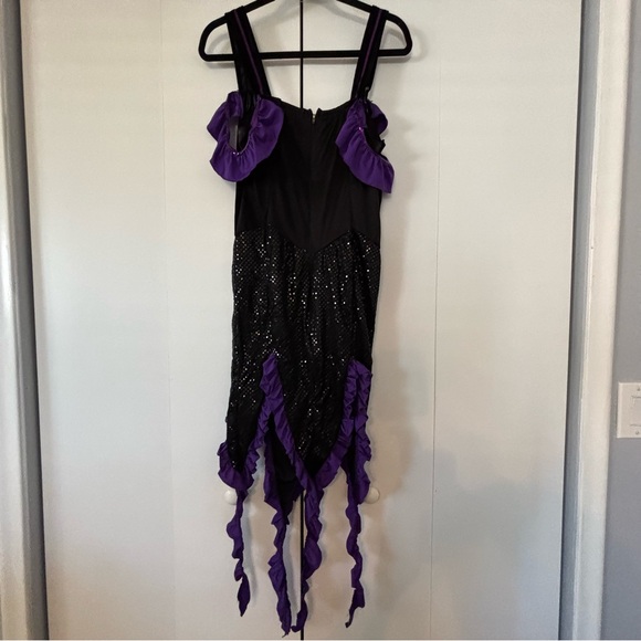 Leg Avenue Sultry Sea Witch Costume Women’s L Velvet Tentacle Dress - Picture 3 of 7